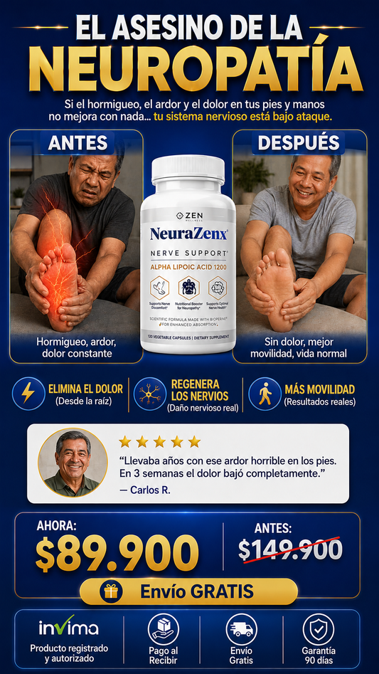 NeuraZenx™  - Alivia La Neuropatia